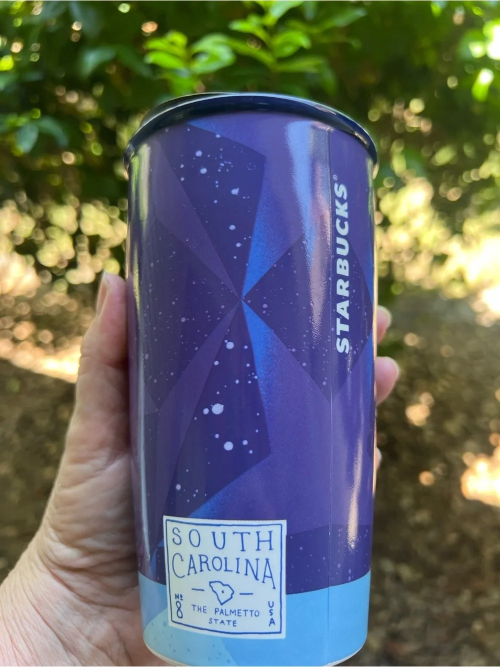NWOT Starbucks South Carolina / Palmetto State 12 oz. Ceramic Travel Mug